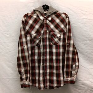 American Rag Cotton Shirt Hoodie Shacket  Large